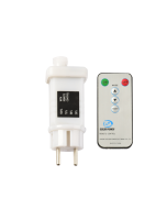 ΑΝΤΑΠΤΟΡΑΣ 31VDC 12W & IR REMOTE CONTROLLER (ON/OFF+TIMER+DIMMER), ΣΤΑΘΕΡΑ ΛΑΜΠΑΚ. MAX 1500LEDS ACA X0812WSAR