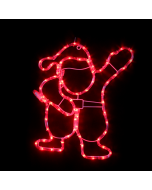 "SANTA" 72 LED ΣΧΕΔΙΟ 3m ΜΟΝΟΚΑΝΑΛ ΦΩΤΟΣΩΛ RED IP44 41x46cm 1.5m ΚΑΛΩΔ ACA X0818418