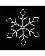 "SNOWFLAKE" 600LED ΣΧΕΔΙΟ 6m ΦΩΤΟΣΩΛ ΝΕΟΝ ΘΕΡΜΟ ΛΕΥΚΟ IP44 66x57cm 1.5m ΚΑΛΩΔ ACA X0860014111