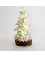 "PINE TREE TABLE" 10 MINI LED WW Λ/ΚΙΑ ΜΠ/ΡΙΕΣ (3AAA) IP20 10.5X10.5X26CM ACA X09101110