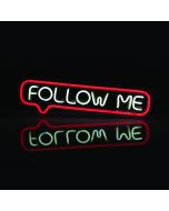 FOLLOW ME 155 NEON LED ΛΑΜΠ USB ΚΑΛ 2m ΨΥΧΡΟ & ΚΟΚΚΙΝΟ IP20 42*1.6*12cm ACA X1315524720