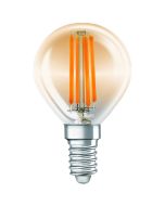 Λαμπτήρας 45x75mm G45 E14 Led Filament Dimmable Amber 6w 3000K 660lm Just Led B144506301