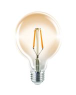 Λαμπτήρας Led Filament Amber Dimmable E27 G95 10w 3000K 1100lm 95x140mm Just Led B279510301