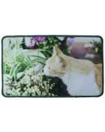 Πατάκι Εισόδου Μοκέτα με Λάστιχο 45x75cm Sniffing Cat SL8604 San Lorentzo 8604