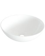 Νιπτήρας Πορσελάνης Επιτραπέζιος Φ40x14cm Ceramita White Matt Ceramita F434-White-M