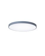 Πλαφονιέρα Οροφής Γκρι 40xH5cm LED 32w 2240lm Εναλλαγή Θερμοκρασίας Led 3CCT by switch  InLight 42035-C-Gray