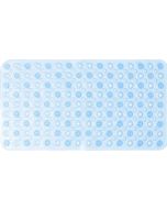 Πατάκι Μπάνιου Αντιολισθητικό 35x70cm Dent 1 Clear Blue San Lorentzo 201445CLEARBLUE