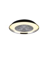 Ανεμιστήρας Οροφής Black Mat 55cm Led 30w 2700-6500K 3500lm Trio Lighting Vargberg R67292102