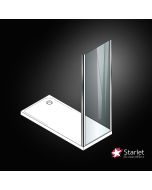 Σταθερό Πλαϊνό Καμπίνας Μπανιέρας  80 εκ. Starlet Clear SPS80T-100