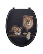 Κάλυμμα Λεκάνης Καπάκι WC MDF Lions 37x46cm San Lorentzo 7326