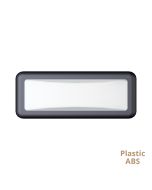 Απλίκα IP54 Led 6w 3000K 500lm Πλαστικό ABS Dark Grey Minos Viokef 4189700