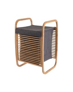 Καλάθι Απλύτων  40x40x70cm με θήκη Πολυεστέρα Bamboo Essential Estia Home Art 02-13042