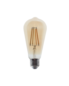 LED FILAMENT E27 ST64  AMBER 10W 2700K 230V AC 1160LM RA80 ACA CONDI10WWAM