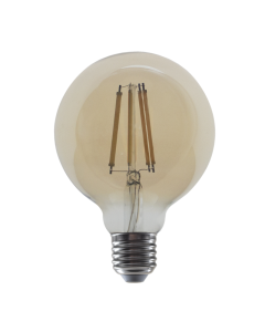 LED FILAMENT E27 DIM G95 AMBER 10W 2700K 230V AC 1160LM RA80 ACA PALA9510WWDIMAM