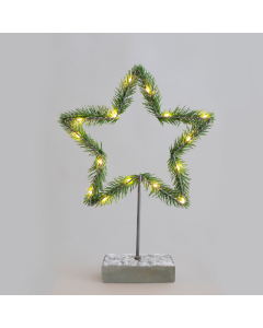 "STAR TABLE LIGHTS" 15 MINI LED WW Λ/ΚΙΑ ΜΠ/ΡΙΕΣ (2AA) IP20 H40CM ACA X09151107