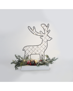 "REINDEER TABLE LIGHTS" 30 MINI LED WW Λ/ΚΙΑ ΜΠ/ΡΙΕΣ (3AA) IP20 25x5x30CM ACA X09301102