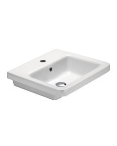 Νιπτήρας Κρεμαστός ή Ένθετος 60x45cm Bianco Ceramica City MCITY82-300 