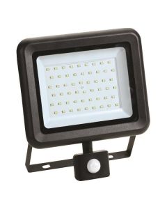 ΠΡΟΒΟΛΕΑΣ LED 50W SMD ΜΕ ΠΕΡΙΣΤΡΕΦΟΜΕΝΟ ΑΝΙΧΝΕΥΤΗ ΚΙΝΗΣΗΣ ΜΑΥΡΟΣ IP44 6500K PLUS 147-69642