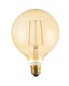 Λαμπτήρας Led Filament Amber Dimmable G95-4 E27  2,5w 2000K 200lm Ø95xH135mm Enjoy EL822113