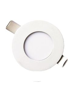 ΦΩΤΙΣΤΙΚΟ ΧΩΝΕΥΤΟ LED SLIM Φ85 3W 3000K ΛΕΥΚΟ PLUS 145-68602