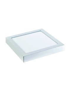 InLight LED Mounted Panel 20watt Τετράγωνο 3000K Θερμό Λευκό D:22,5cm 2.20.03.1