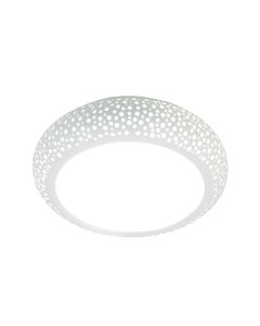 InLight Πλαφονιέρα οροφής λευκή από γύψο 3XE27 D:40cm 42155-B