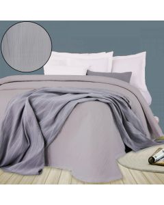 ΚΟΥΒΕΡΤΑ ΔΙΠΛΗ SereneElegance ΓΚΡΙ 240x260 San Lorentzo 7081GREY