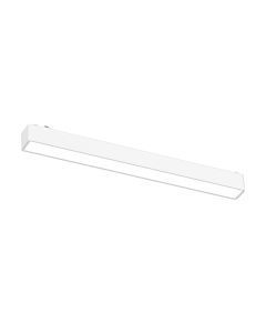 InLight Φωτιστικό LED 10W 3CCT για Ultra-Thin μαγνητική ράγα σε λευκή απόχρωση by tuya and zigbee D:31,5cmX2,4cm T04705-WH