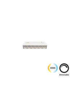 Linear Antiglare Λευκό L:125 Magnetic (dimmable) Viokef 4244406