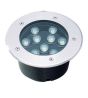 Φωτιστικό Χωνευτό Δαπέδου IP65/67 D180xH95mm Led 10w 3200K 833lm  Viokef Lotus 4187000