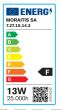 InLight E27 LED A60 15watt 6500Κ Ψυχρό Λευκό 7.27.15.04.3