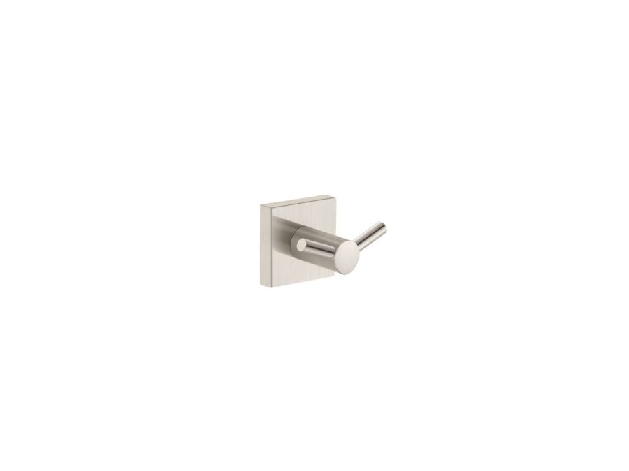 Άγκιστρο Διπλό Sanco Iconic Brushed Nickel 26748-A73