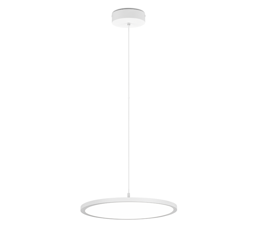 Κρεμαστό Φωτιστικό Λευκό Ματ 40xH150cm LED 29w 4000K 3750lm Dimming Trio Lighting Tray 340910131