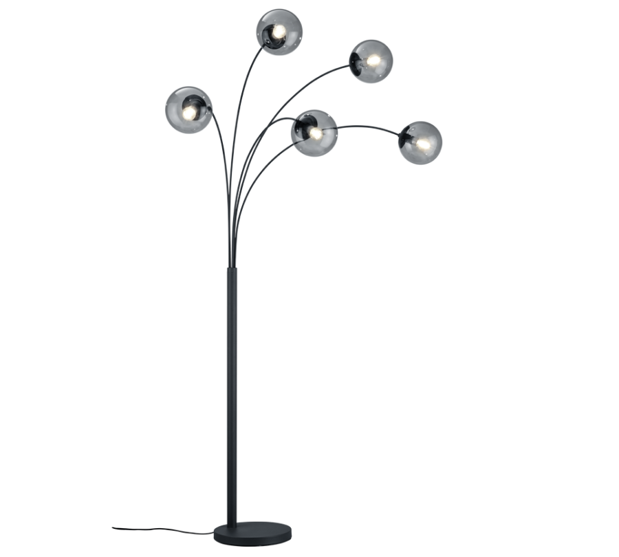 Φωτιστικό Δαπέδου Ανθρακί 30xH180cm 5xE14 Trio Lighting Balini 408500542