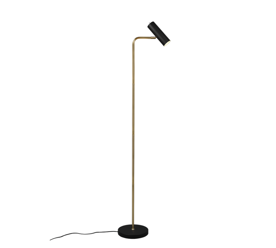 Φωτιστικό Δαπέδου Σποτ 23xH151cm 1xGU10 Brass Matt Trio Lighting Marley 412400108