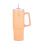 Θερμός Straw Tumbler XL 900ml Peach Fuzz Estia Home Art Save the Aegean 01-28626