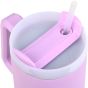 Θερμός Straw Tumbler XL 900ml Blossom Lavender Purple Estia Home Art Save the Aegean 01-28640