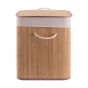 Καλάθι Απλύτων Ορθογώνιο Πτυσσόμενο 60lt Bamboo Essential  Estia Home Art 02-12816