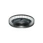 Ανεμιστήρας Οροφής Control Ø55xH25cm 72w DC 3CCT LED Fan Light in Black Color Inlight Waterton 101000620