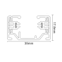 ΡΑΓΑ 2 ΚΑΛΩΔΙΩΝ 3m ΛΕΥΚΗ ACA 2W3MW