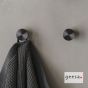 Άγκιστρο Μονό Ø2,5x2 cm Geesa Opal Black Brushed PVD 7213-411