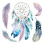 Watercolour Dreamcatcher αυτοκόλλητα τοίχου 54111 Ango