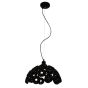 HL-3590-ΧS DARINA BLACK PENDANT Φ28 HOMELIGHTING 77-4095