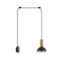 SE21-GM-4-NM1W-MS3 ADEPT TUBE Gold Matt Wall Lamp Black Metal Shade+ HOMELIGHTING 77-8831