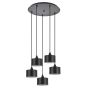 SE21-BL-B10-BL5-MS1 ADEPT PENDANT Black Metal Shade + HOMELIGHTING 77-9042