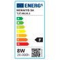 Λαμπήρας Filament Dimmable ST64  64x140mm 8w 2200K 650lm Μελί 220-240V 360° Inlight 7.27.08.24.1