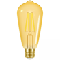 Λαμπτήρας Led Filament Amber Dimmable ST64 E27 4,5w 2000K 320lm Ø64xH145mm Enjoy EL825906