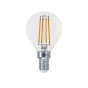 LED FILAMENT E14 G45 4W 4000K 230V AC 490LM RA80 ACA BOVA4NW