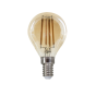 LED FILAMENT E14 DIM G45 AMBER 5W 2700K 230V AC 620LM RA80 ACA BOVA5WWDIMAM