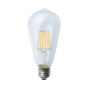 LED FILAMENT E27 ST64  8W 2700K 230V AC 890LM RA80 ACA EDIS8WW